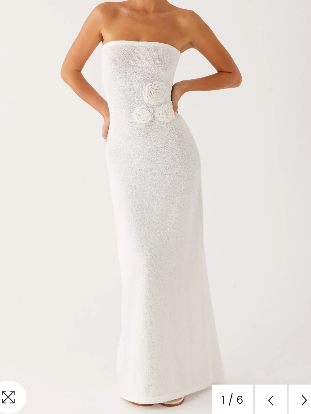 Peppermayo Strapless Maxi dress